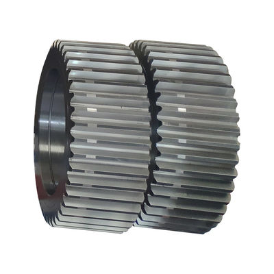 AISI DIN Forging 40# Large Steel Double Spur Wheel Gear